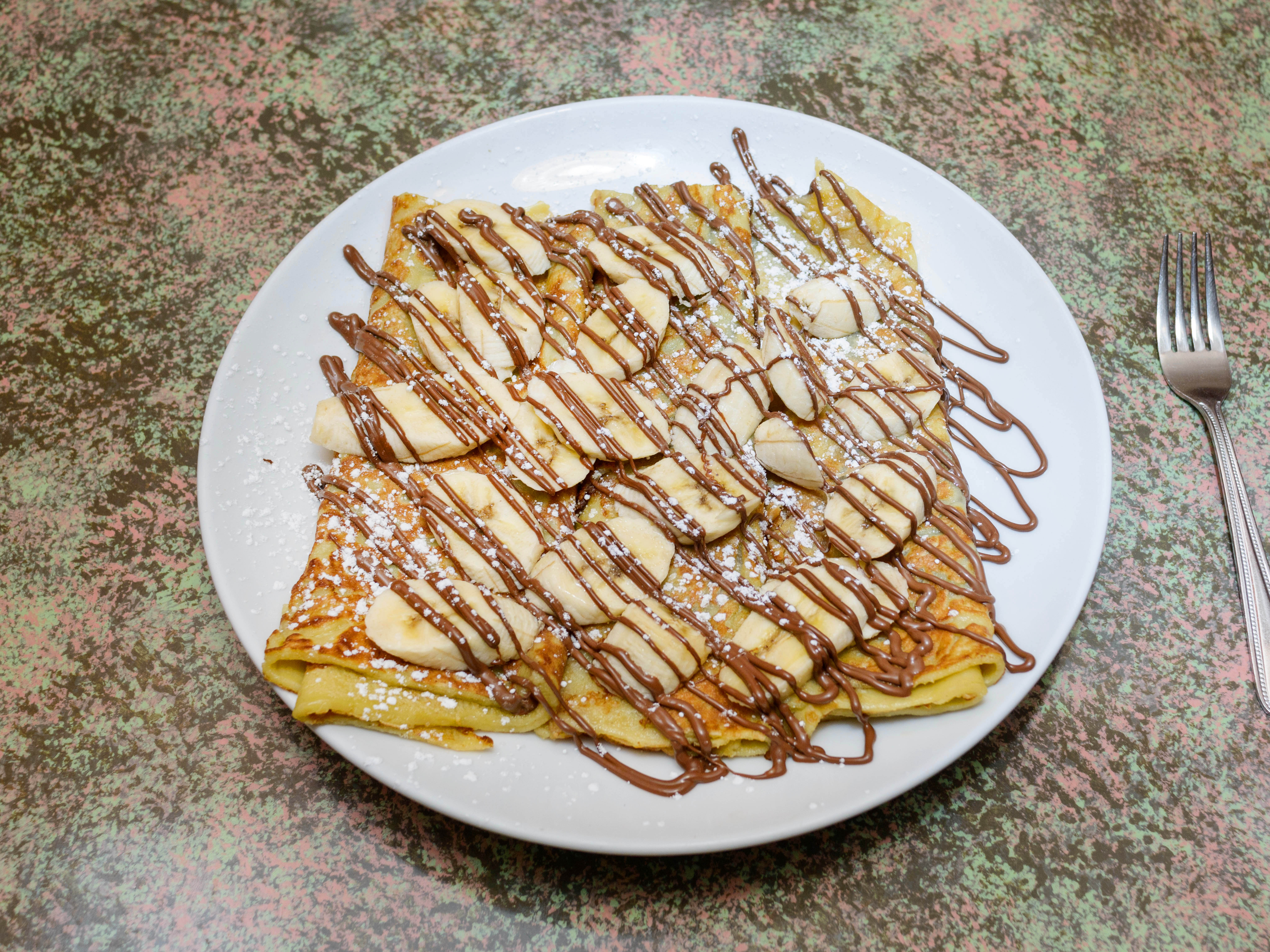 Order Nuttin Honey Crepes food online from Gail Carriage Inn store, Des Plaines on bringmethat.com