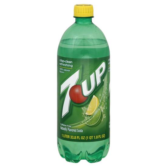 Order 7 Up Lemon Lime Soda Caffeine Free (1 L) food online from Bartell Drugs store, SEATTLE on bringmethat.com