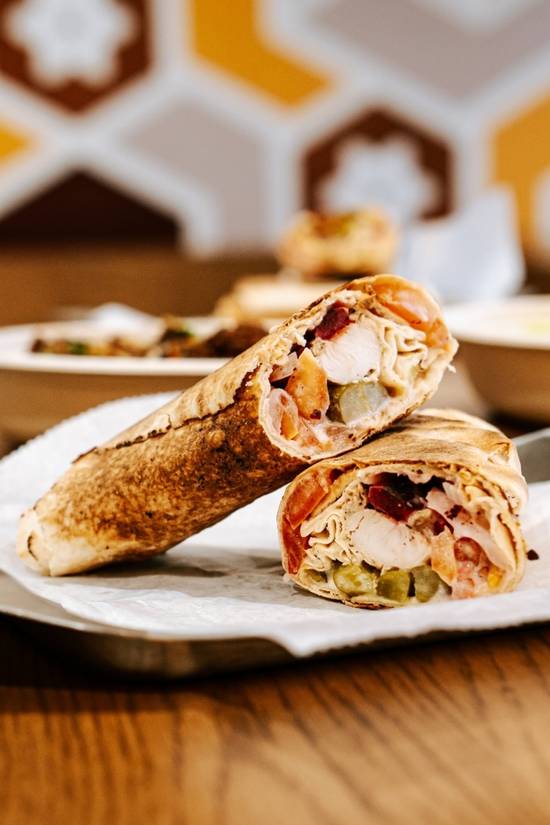 Order Chicken Shawarma Rolled food online from Boaz Fresh Lebanese store, University Heights on bringmethat.com