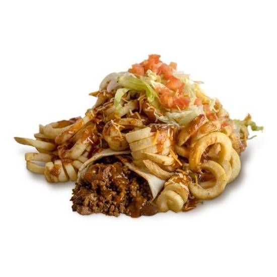 Order Carne Adovada Twister Burrito food online from Twisters store, Albuquerque on bringmethat.com