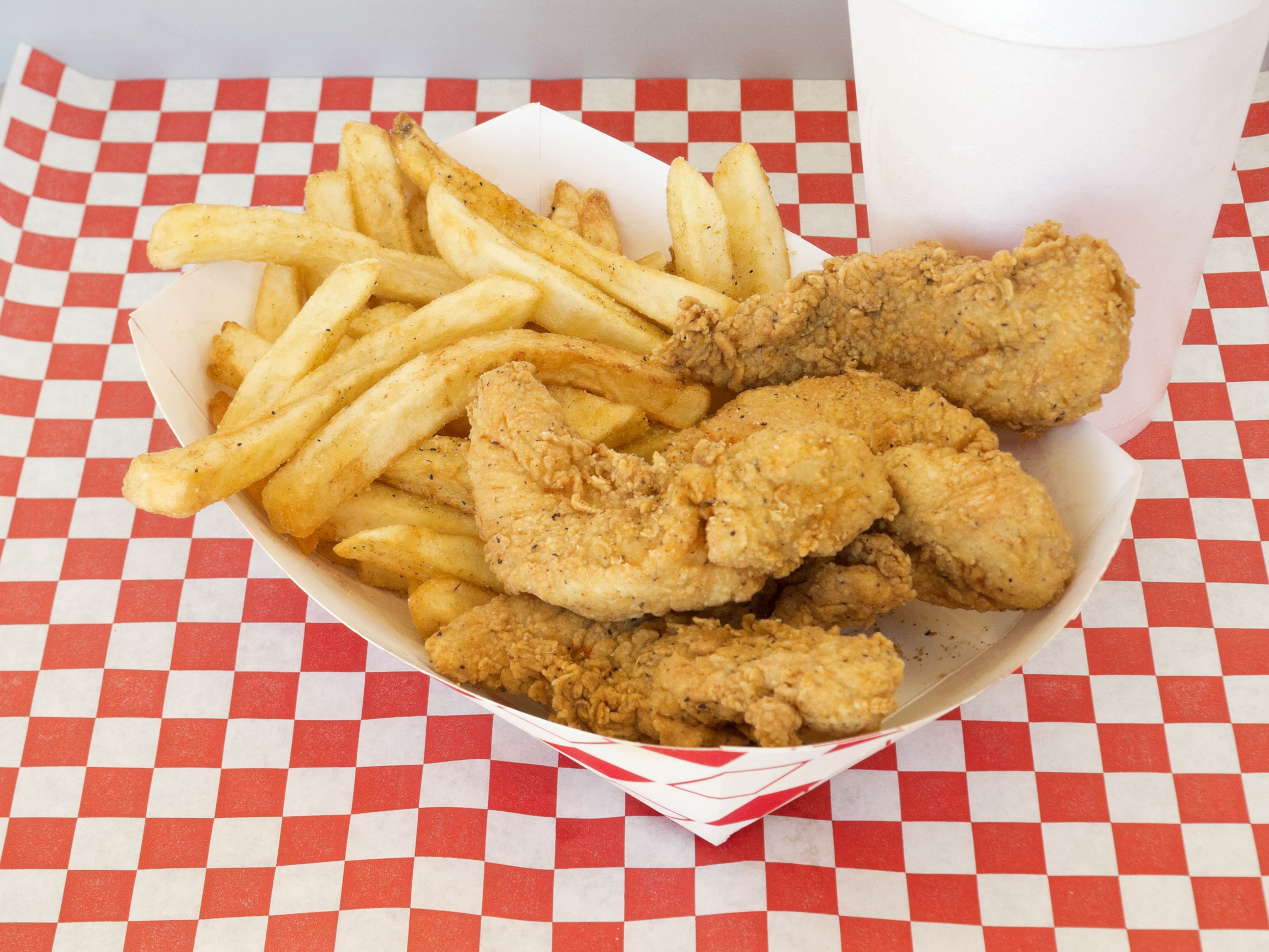 Order 4. Chicken Tenders food online from Funk Da Fried store, Dallas on bringmethat.com