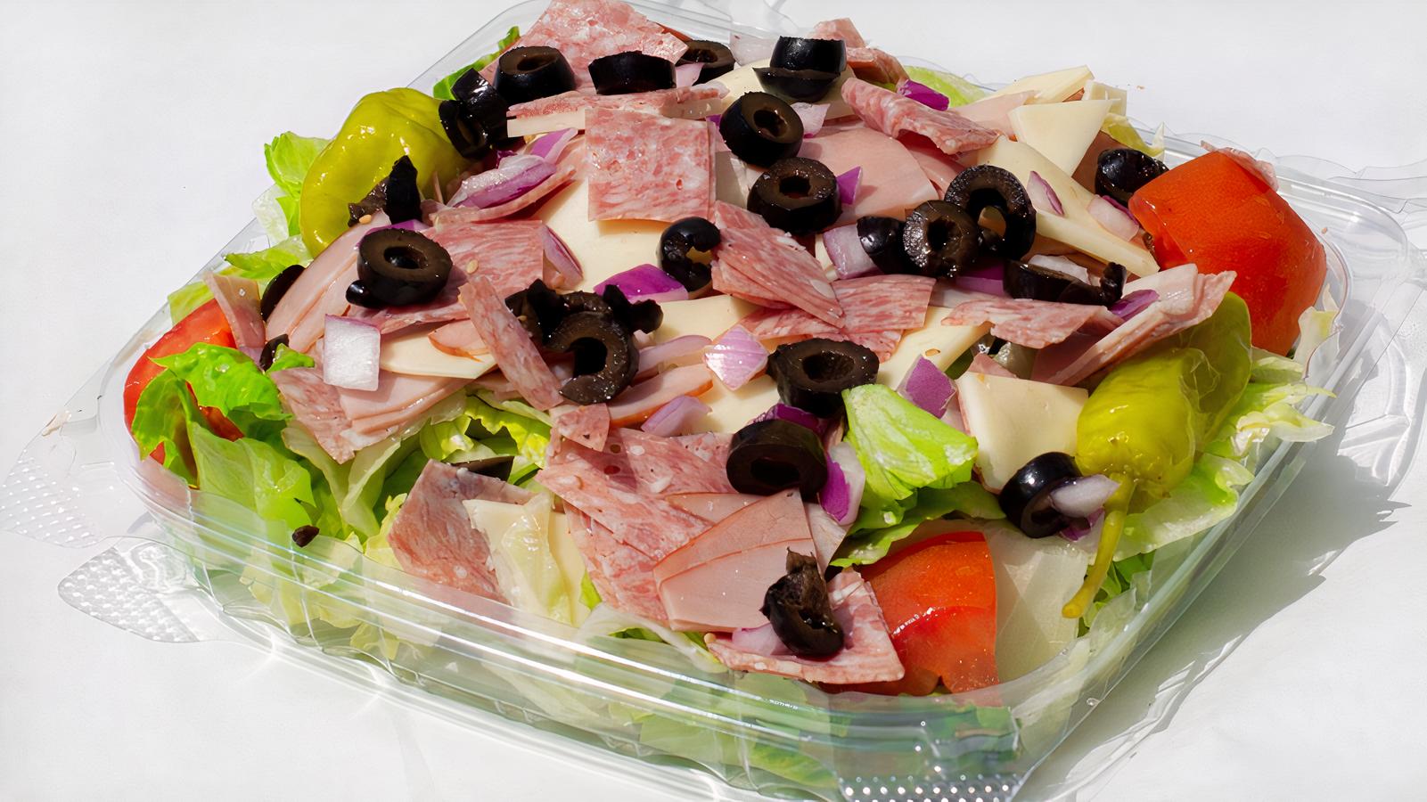 Order Antipasto Salad food online from Oliver Pizza store, Canton on bringmethat.com