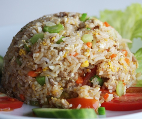 Order Veggie Fried Rice  food online from Pad Thai Restaurant store, Quincy on bringmethat.com