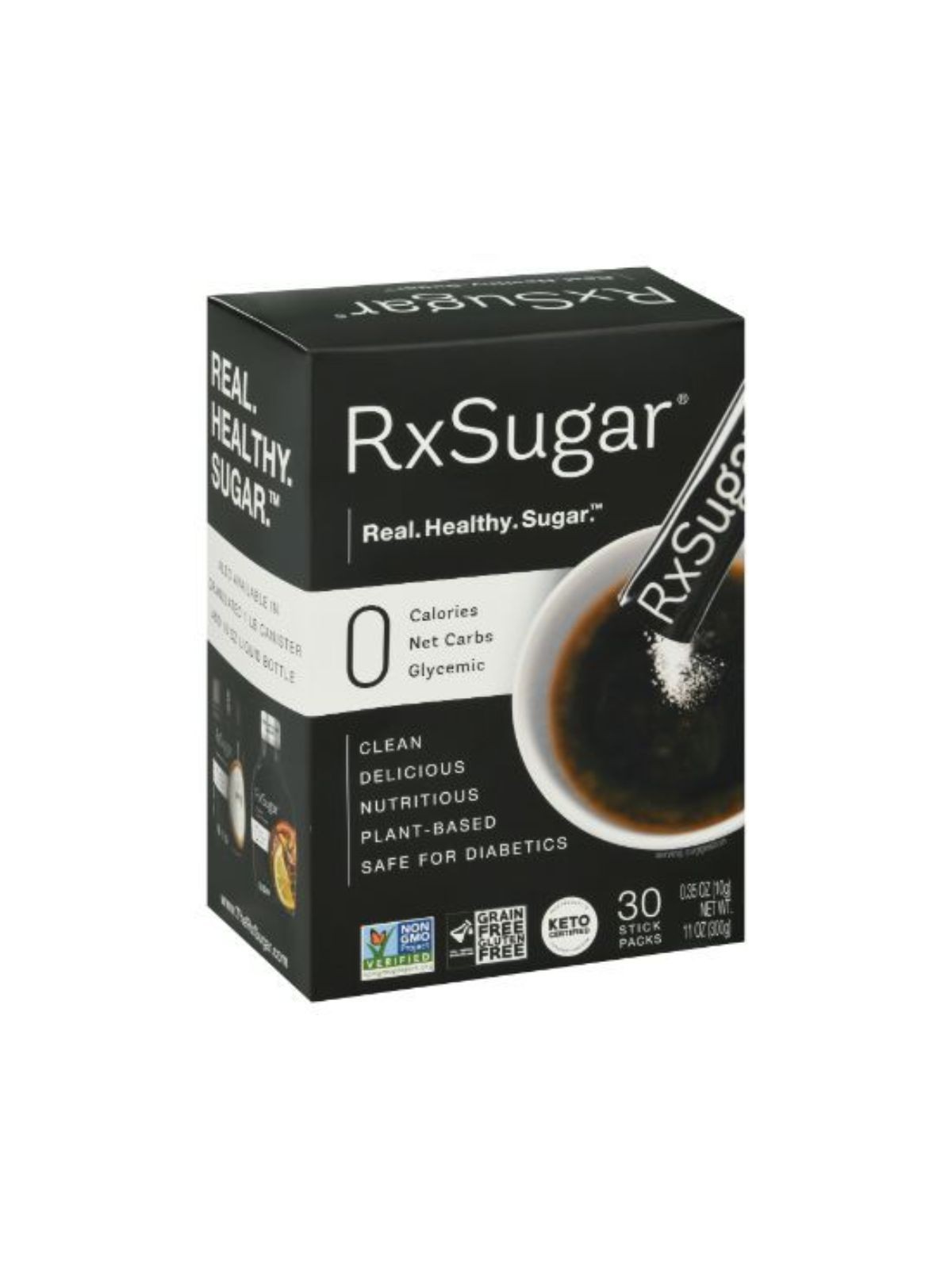 Order Rx Plant-Based Sugar (30 count) food online from Goodees Cravings store, Los Angeles on bringmethat.com