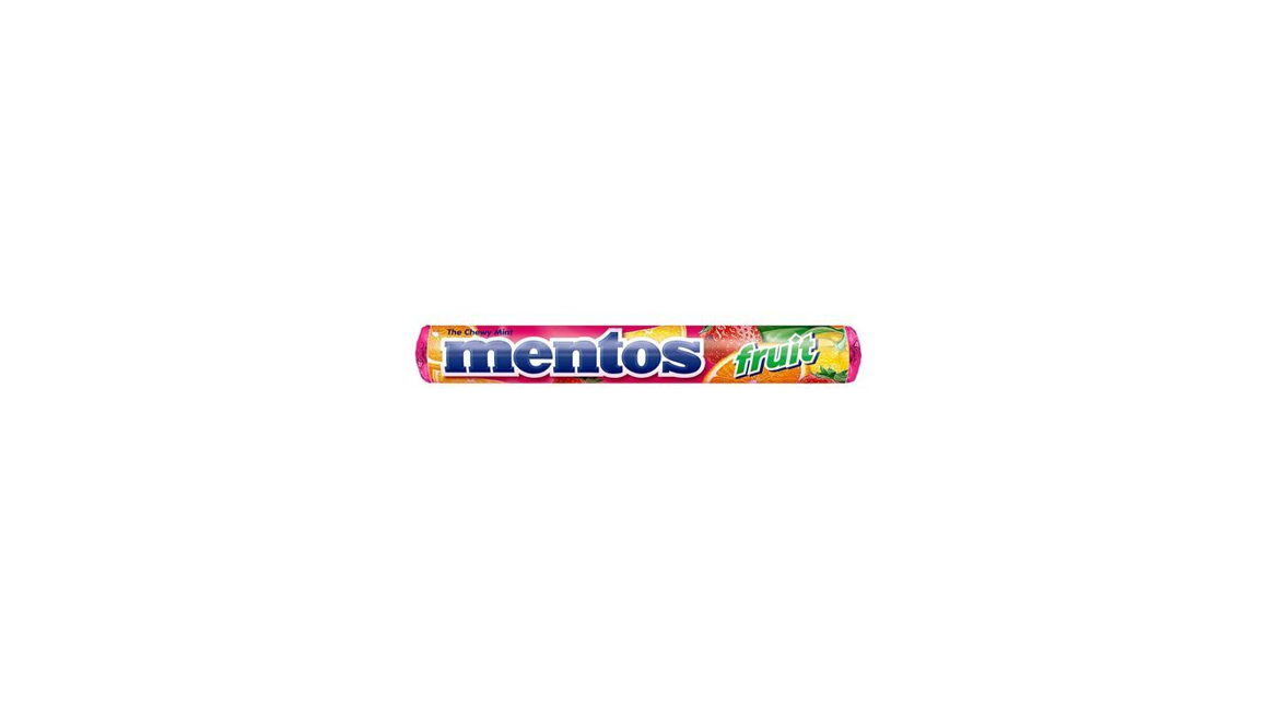 Order Mentos Mixed Fruit 1.32 oz food online from Rebel store, Las Vegas on bringmethat.com