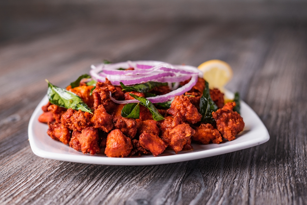 Order Chicken 65 food online from Lime & Lemon Indian Grill store, Raleigh on bringmethat.com