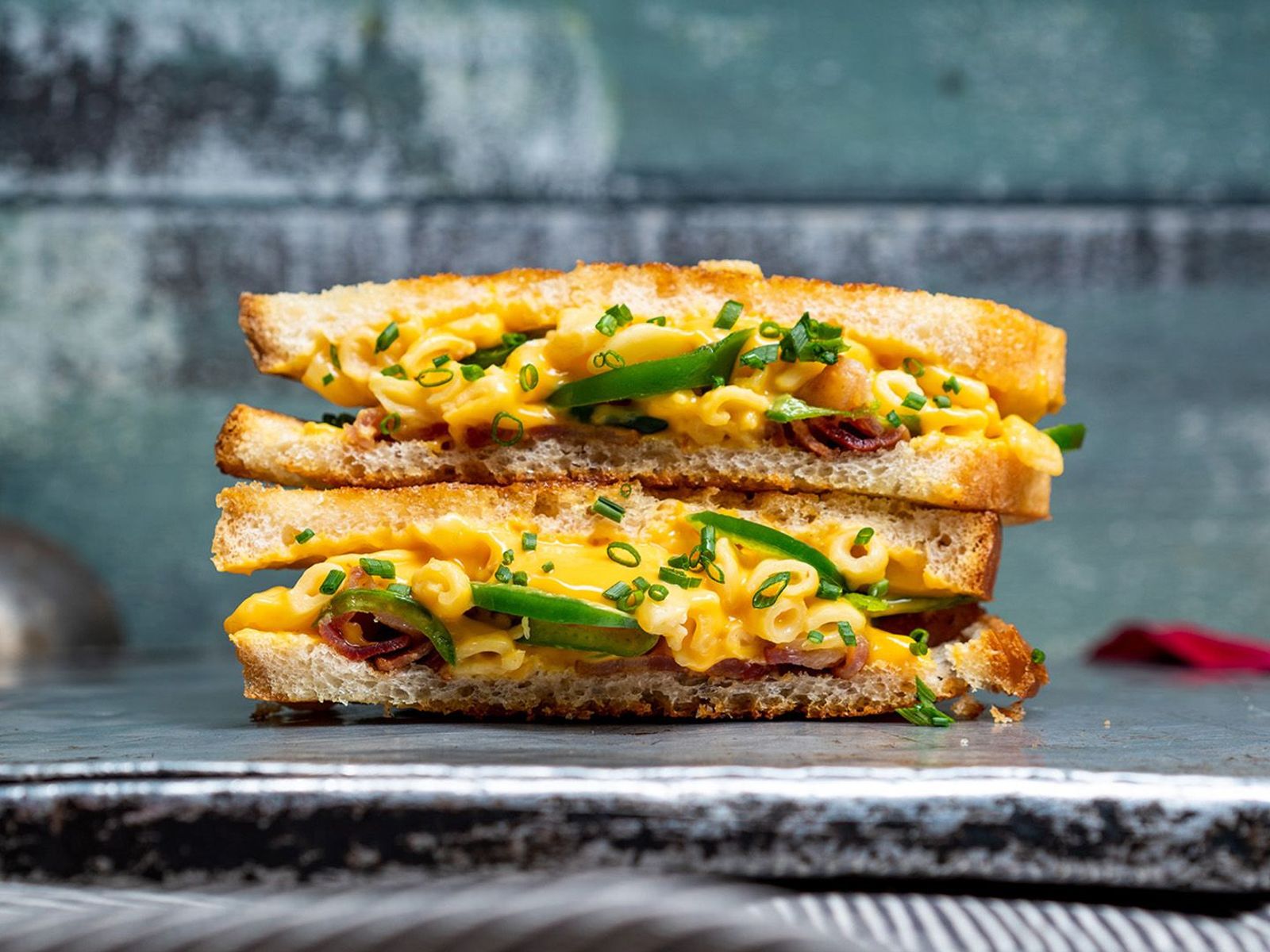 Order The Dirty Mac Grilled Sandwich food online from Welders Grilled Cheese store, Los Angeles on bringmethat.com
