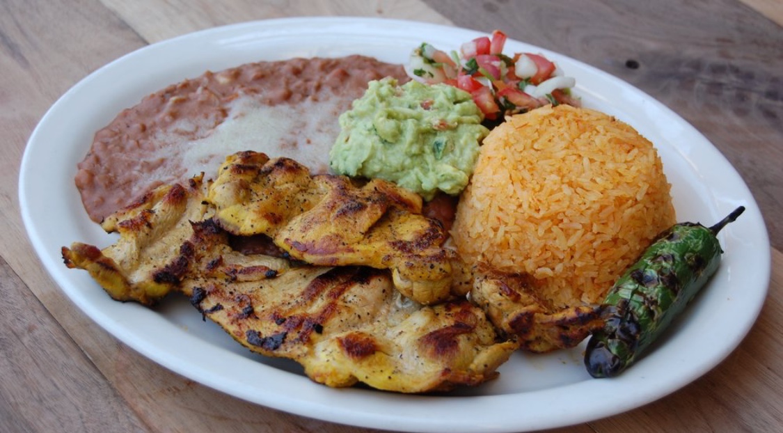 Order Grilled Chicken Combo food online from Casa Pasilla Mexican Kitchen store, Valencia on bringmethat.com