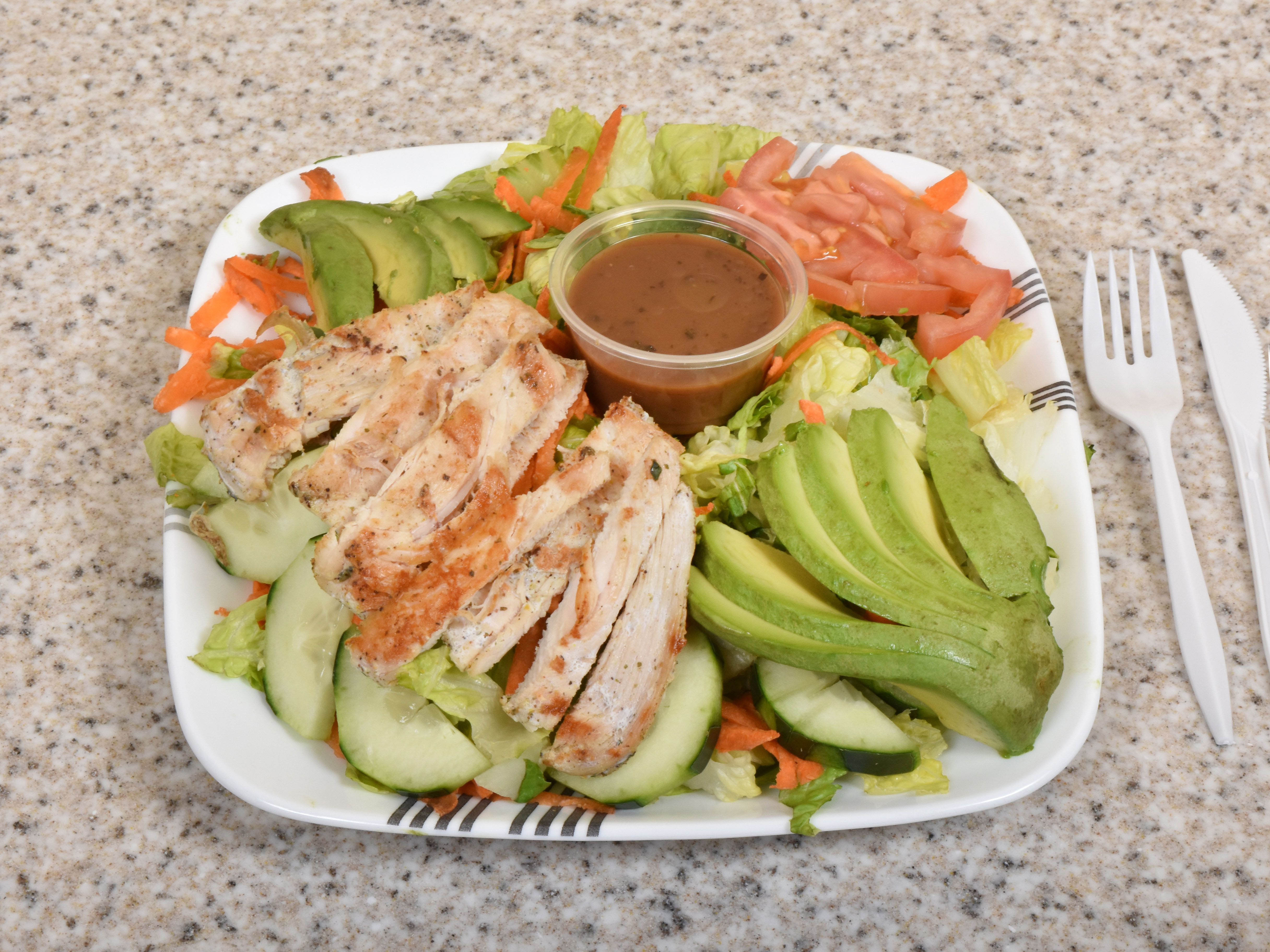 Order Chicken Over Salad food online from Amazing Bagel store, Ocean Township on bringmethat.com