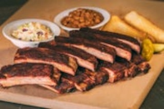 Order Full Back Rib Dinner food online from Billy Sims Barbecue store, Troy on bringmethat.com