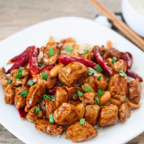 Order Kung Pao Chicken food online from Sakura Asian Bistro store, Richmond on bringmethat.com