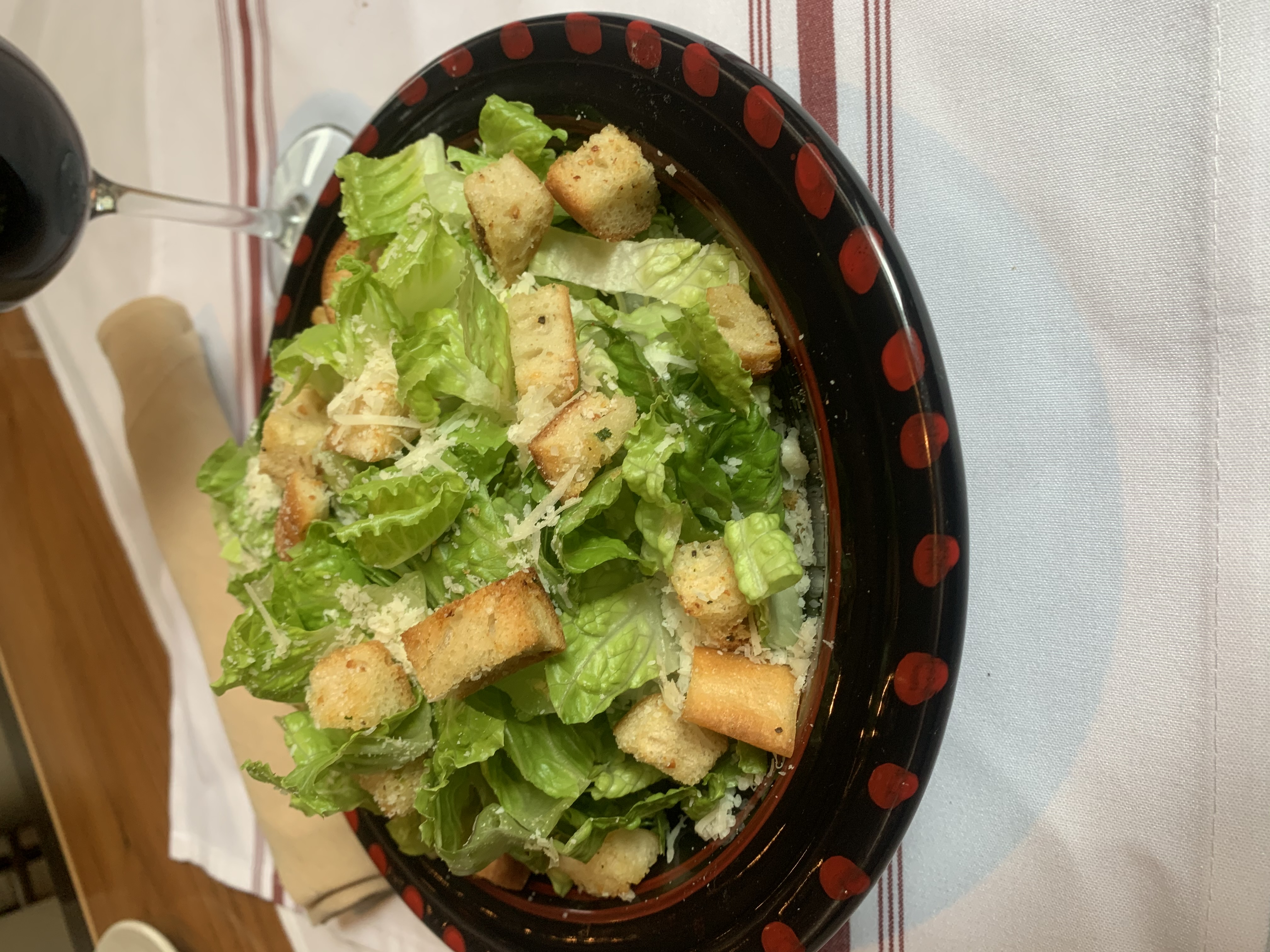 Order Caesar Salad food online from Byrsa Bistro store, Glen Mills on bringmethat.com