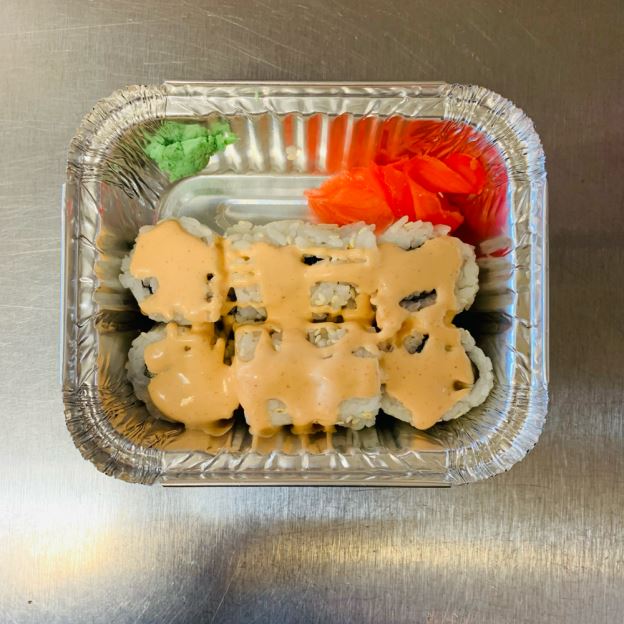 Order Spicy Salmon Roll food online from Kyoto Japanese Express store, Lynchburg on bringmethat.com