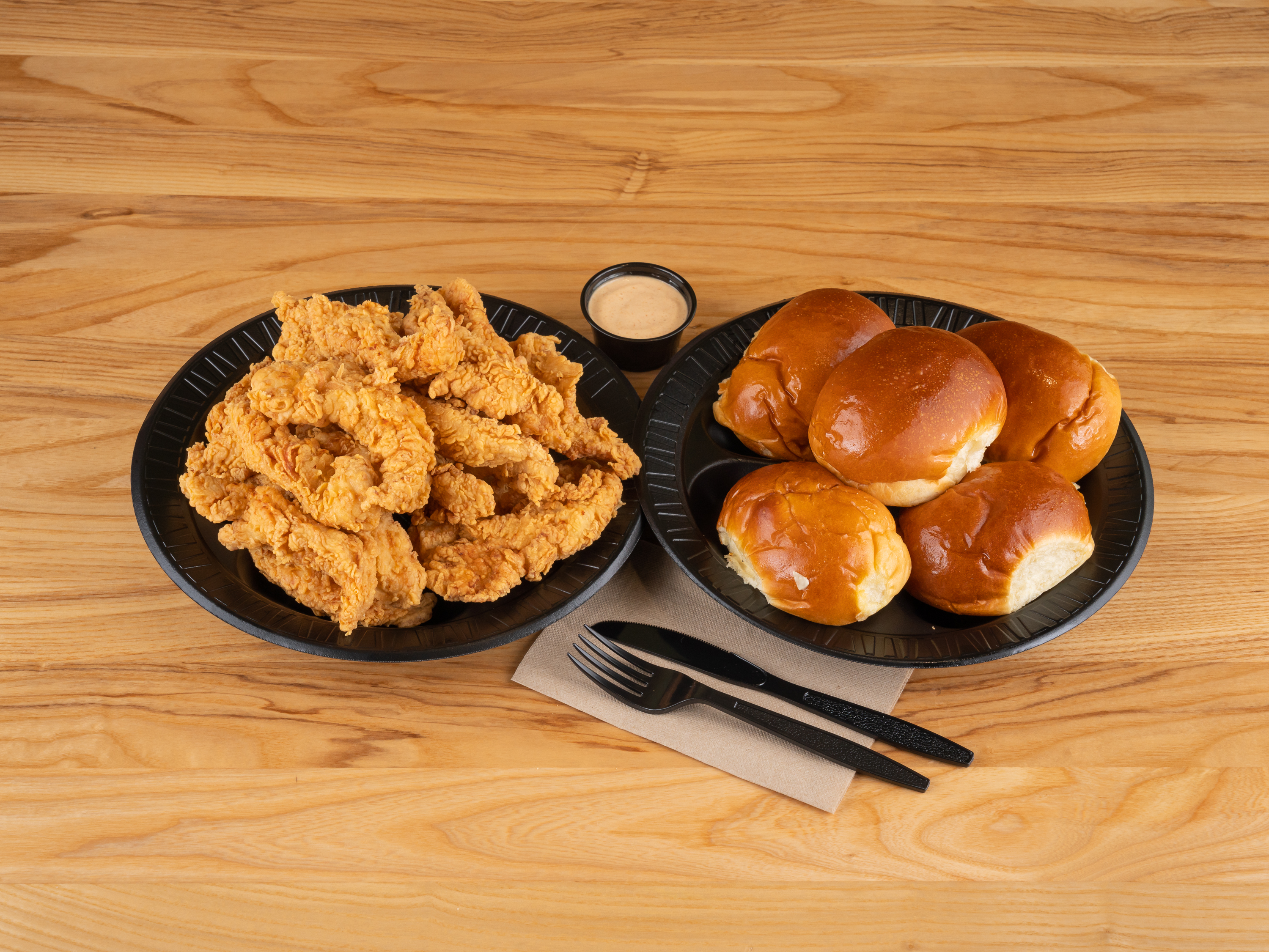 Order 25 Golden Tenders Family Meal with 3 Family Sides food online from Golden Chick store, Robstown on bringmethat.com