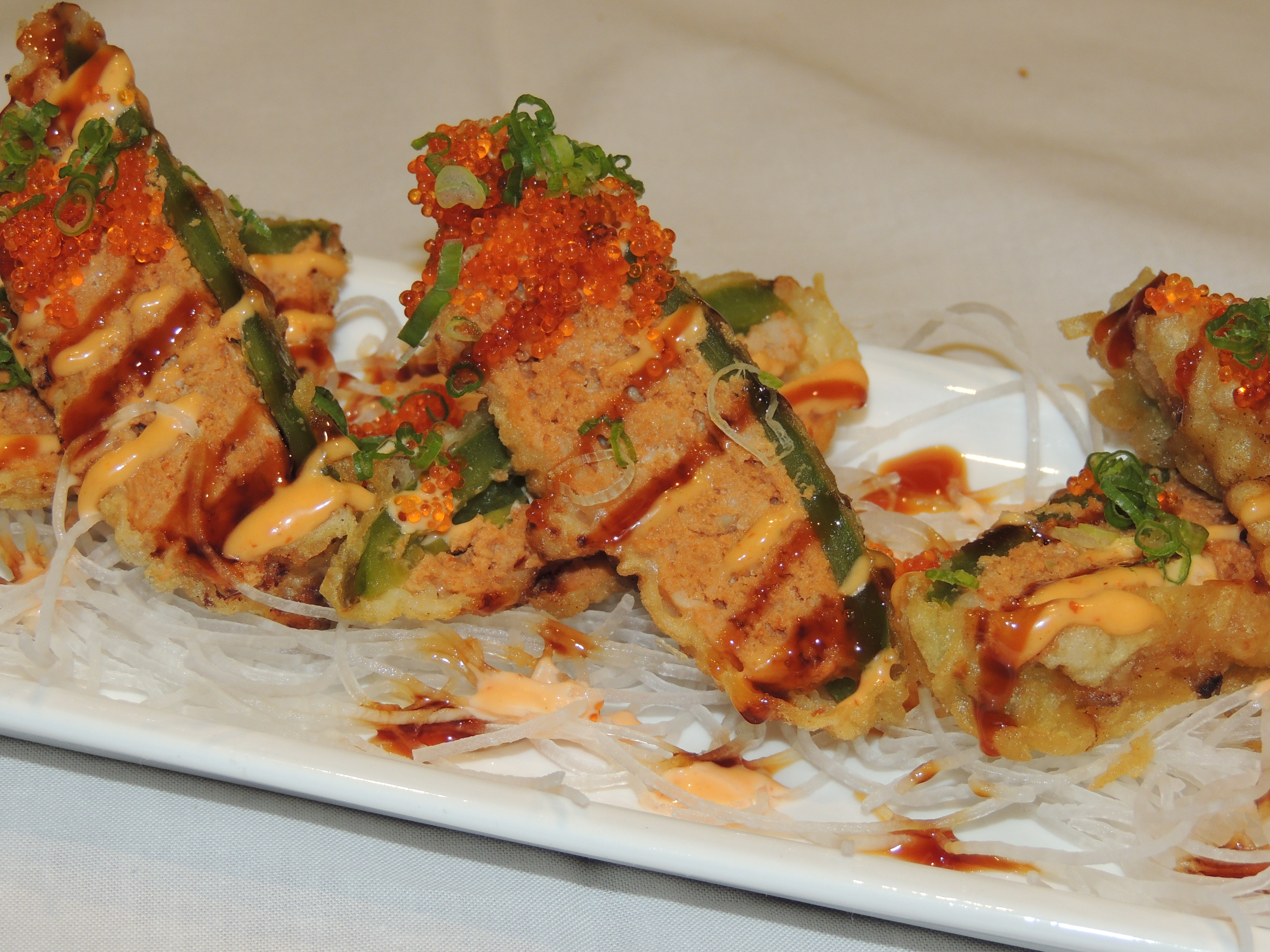 Order Volcano Roll food online from Minami Sushi store, San Leandro on bringmethat.com