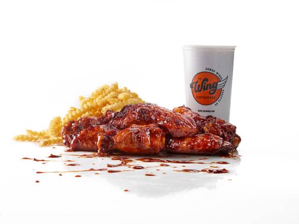 Order Smoked Wings Combo food online from Burger Experience store, Roanoke on bringmethat.com