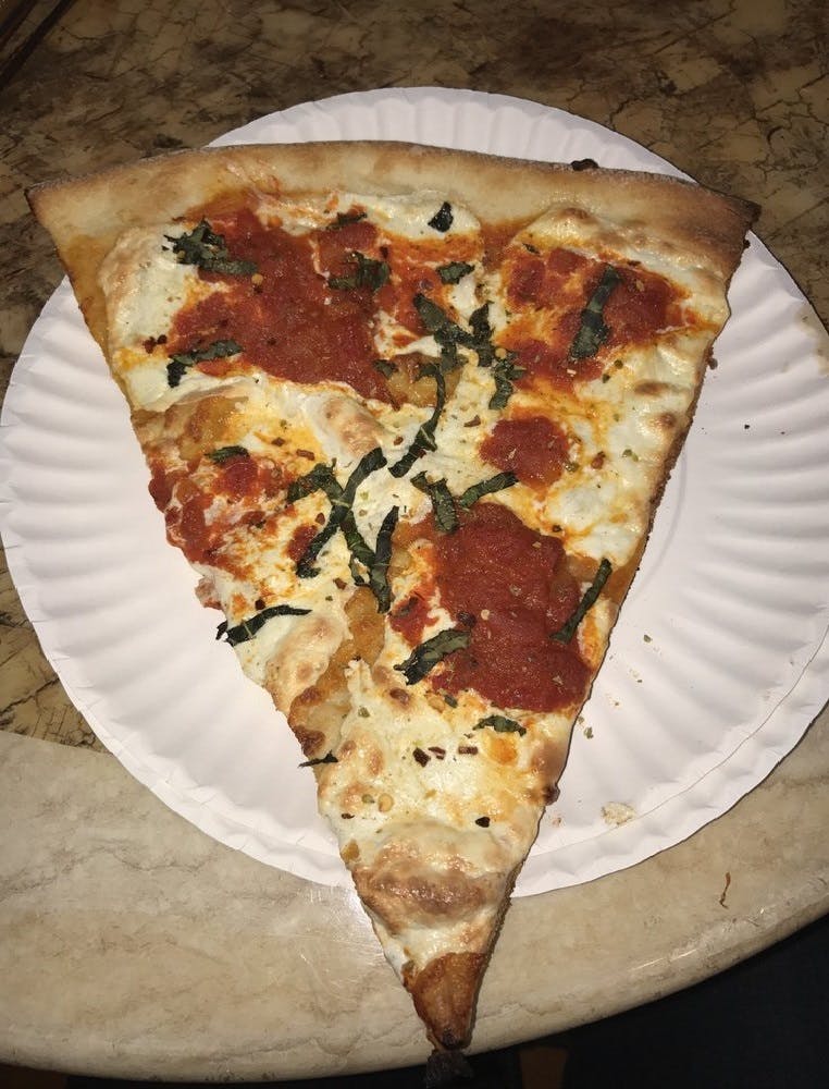 Order Margherita Pizza - Medium 14'' (6 Slices) food online from Cafe Lark store, Albany on bringmethat.com