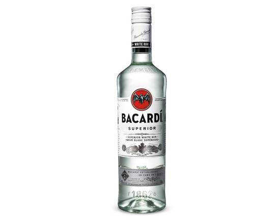 Order Bacardi Superior, 750mL rum (40.0% ABV) food online from Audet's Wine & Spirits, store, Lynn on bringmethat.com