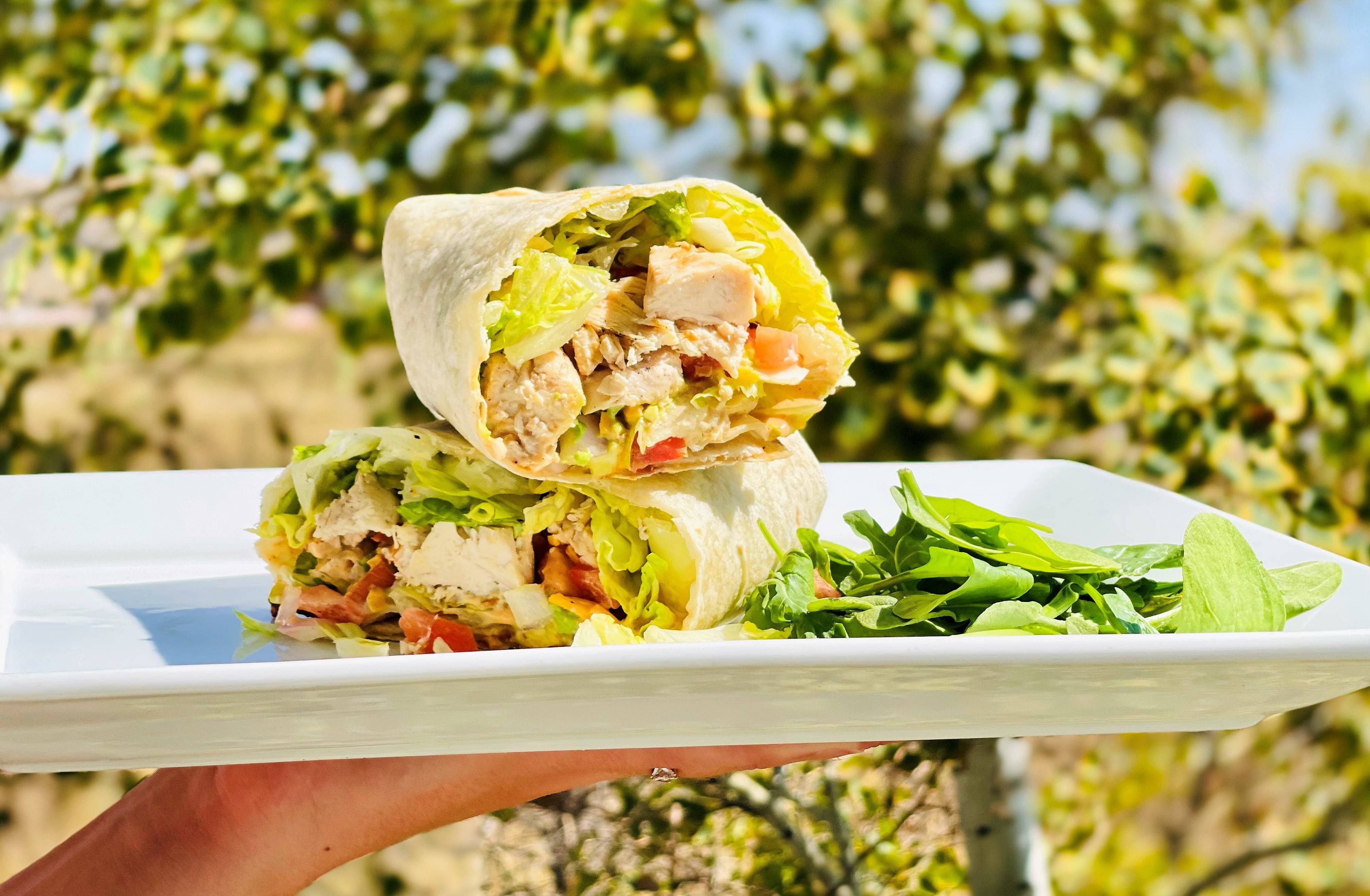 Order Southwest Chicken & Bacon Wrap  food online from Hugo Coffee Shop store, Park City on bringmethat.com