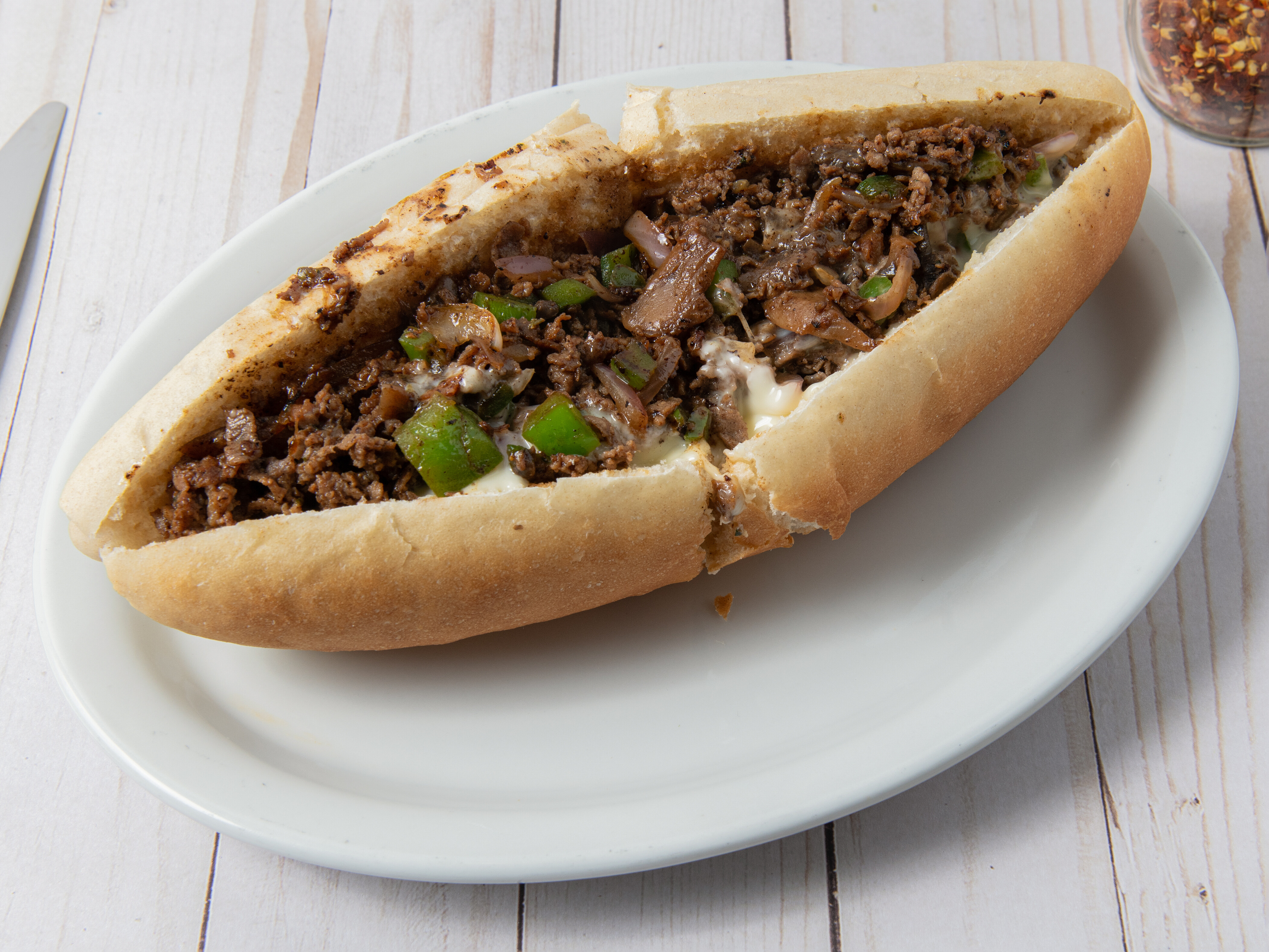 Order Cheesesteak Special Sub food online from La Trattoria Pizzeria store, Hagerstown on bringmethat.com