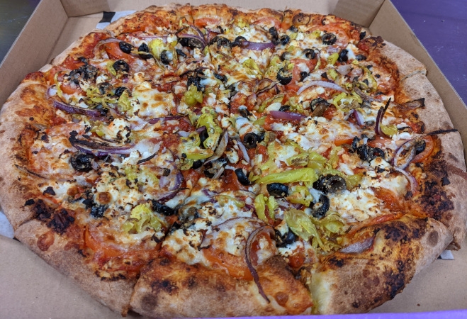 Order Mediterranean! food online from Magpies Gourmet Pizza Houghton store, Tucson on bringmethat.com