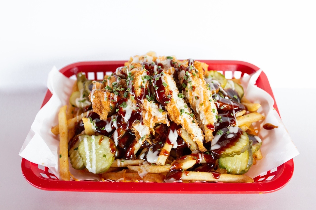 Order BBQ RANCH FRIES food online from Chick-In Waffle store, Kansas City on bringmethat.com