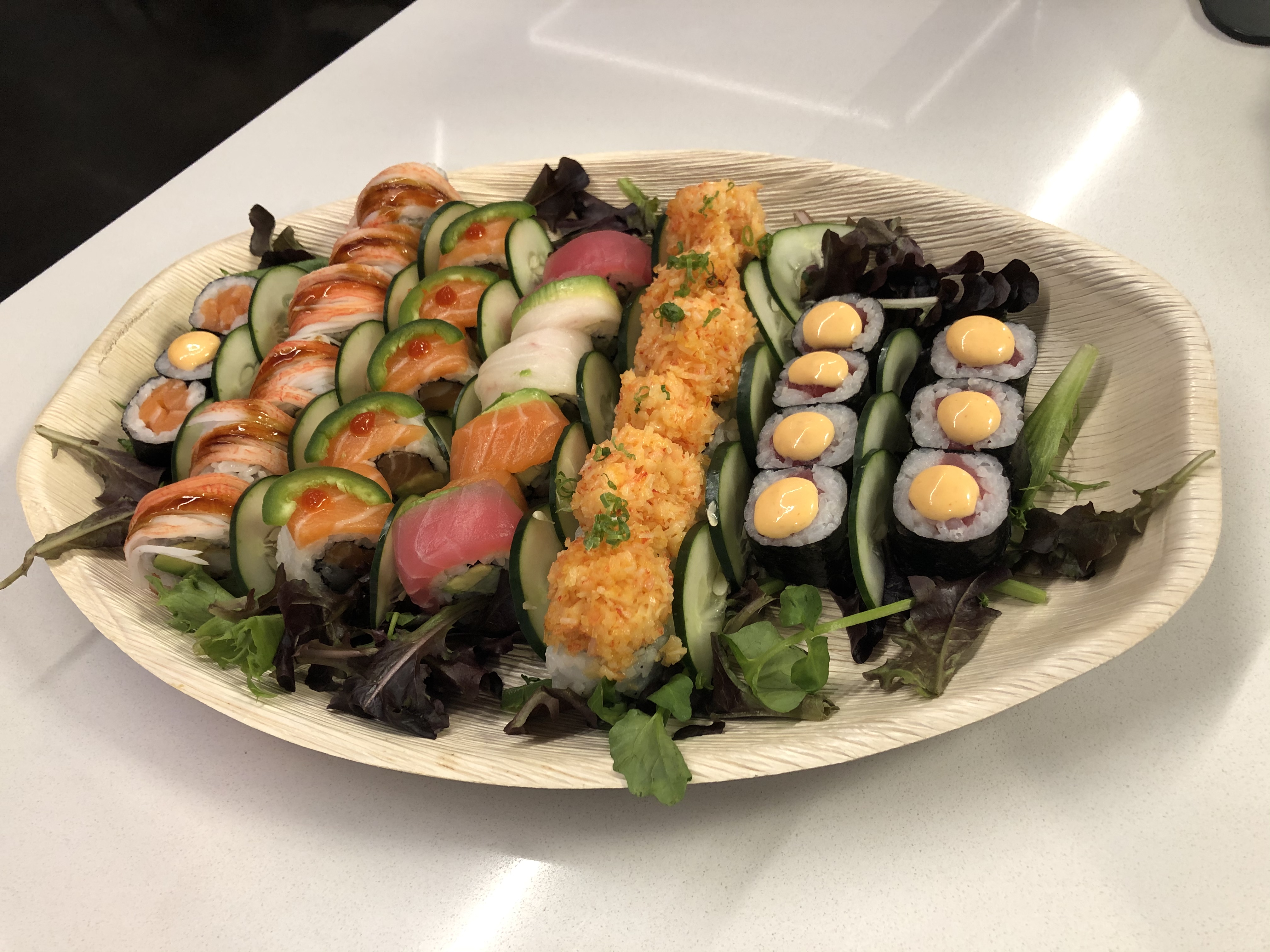 Order DECO SUPER SUSHI TRAY food online from Al Chu Sushi store, Wilmington on bringmethat.com