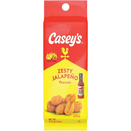 Order Casey's Zesty Jalapeno Peanut Tube 2.75oz food online from Casey store, Millstadt on bringmethat.com