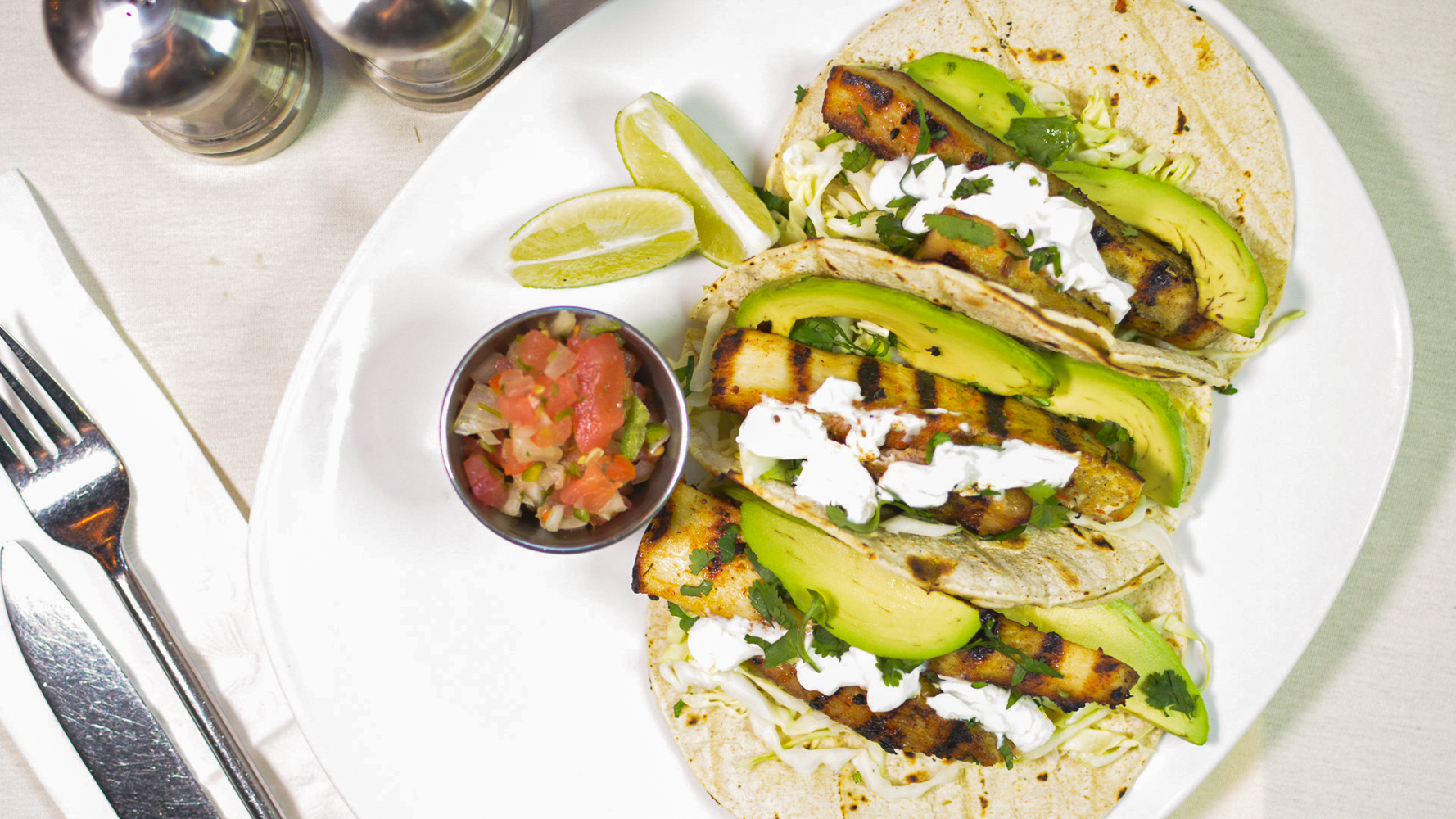 Order Grilled Fish Tacos food online from Bistro 7 store, Reno on bringmethat.com