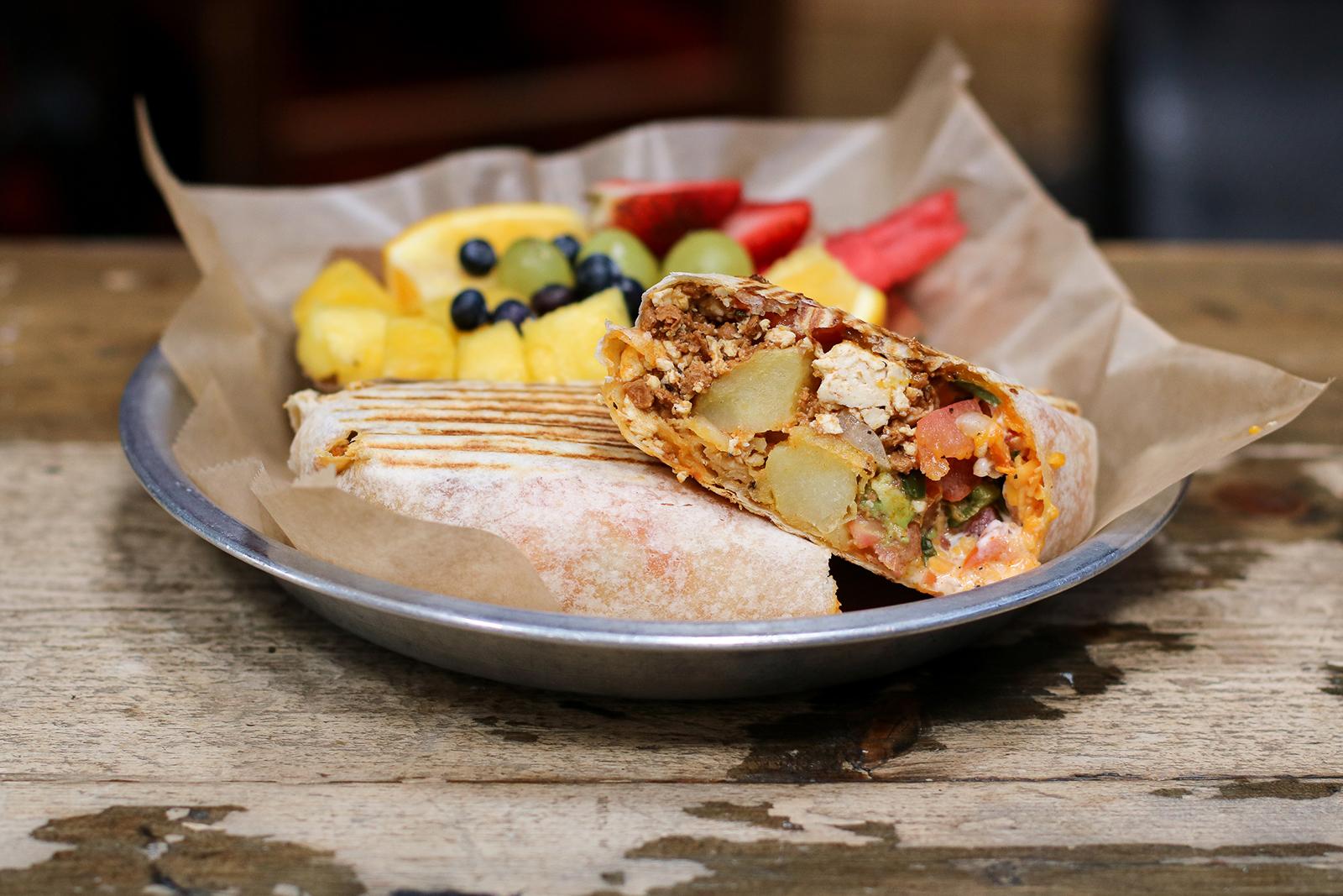 Order Baked Soyrizo Wrap (All Day) food online from Republic Of Pie store, North Hollywood on bringmethat.com