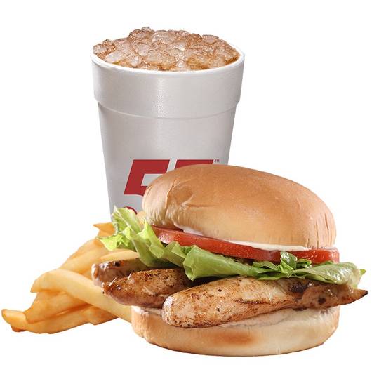 Order Grilled Signature Chicken Sandwich Meal food online from Hwy 55 store, Wilson on bringmethat.com
