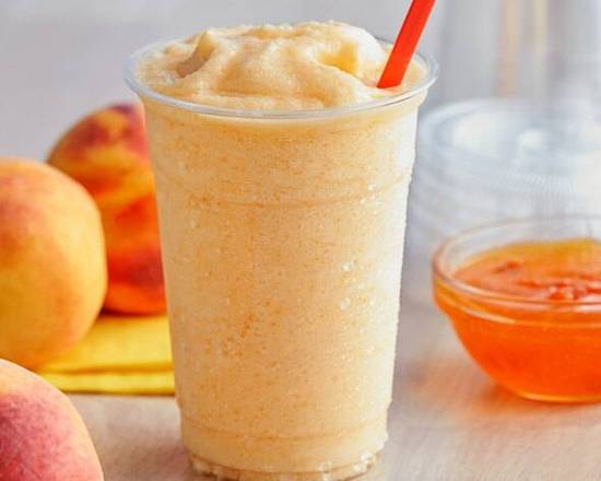 Order Peach Smoothie - 16 oz Cup food online from Lb Cake Stop store, Baldwin Park on bringmethat.com
