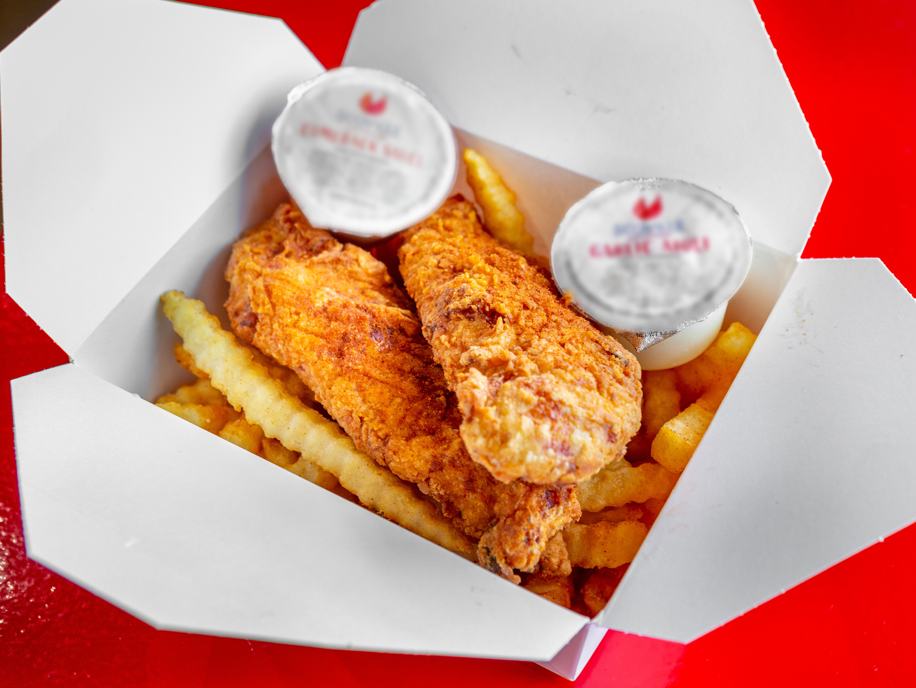 Order Chicken Tenders with Fries food online from Scoville Hot Chicken  store, Marietta on bringmethat.com