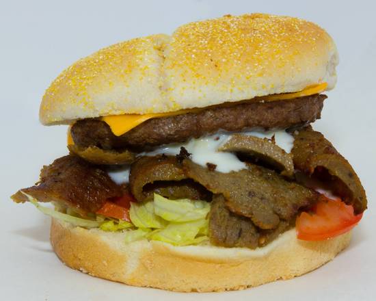 Order Gyros Burger food online from Gyros Express store, Madison on bringmethat.com