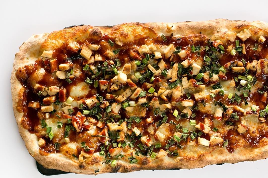 Order Hector's Signature BBQ Chicken Pizza - 10" food online from Hg Bucks Bagels store, Warminster on bringmethat.com