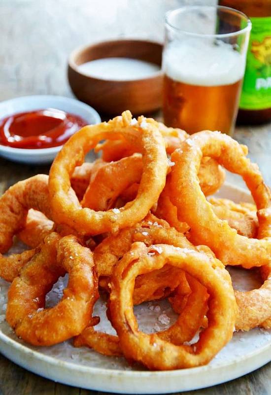 Order Onion rings food online from Pizza Polo store, Los Angeles on bringmethat.com