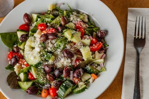 Order Mediterranean Chopped Salad food online from Idk? Cafe + Catering store, Rogers on bringmethat.com
