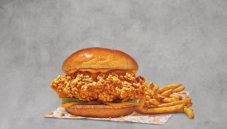 Order Spicy Chicken Sandwich Dinner food online from Popeyes store, Gray on bringmethat.com