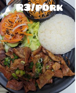 Order R3. Grilled Pork Rice Plate food online from Boling Pho store, Escondido on bringmethat.com