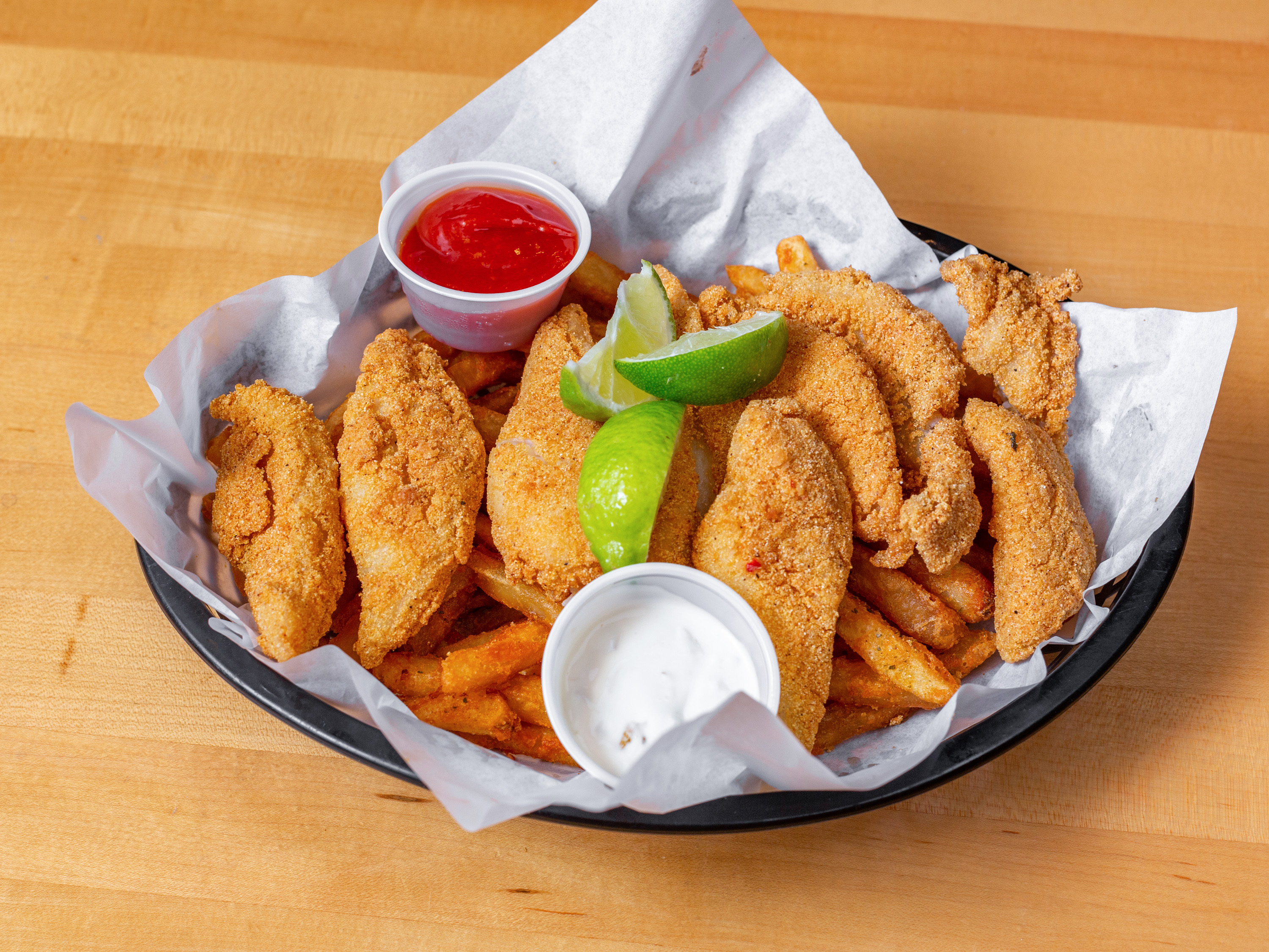 Order Kids Fish food online from Dirty Al's Seafood Market & Cajun Kitchen store, Brownsville on bringmethat.com