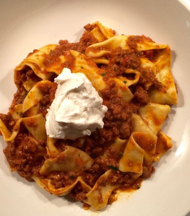 Order Pappardelle Bolognese(best rated) food online from Coast Seafood store, Cos Cob on bringmethat.com
