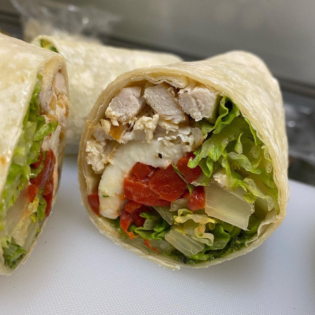 Order Grilled Chicken Wrap - Wrap food online from Francesca Pizza & Pasta store, Elmwood Park on bringmethat.com