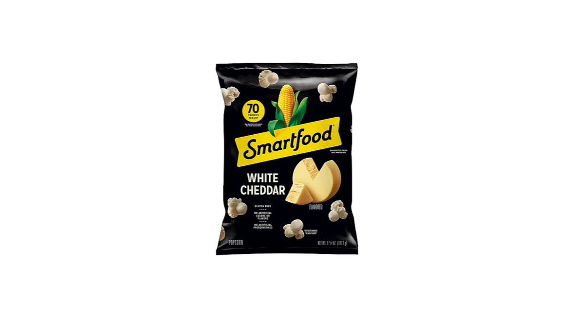 Order SmartFood White Cheddar Popcorn 8 oz food online from Rebel store, Pleasant Hill on bringmethat.com