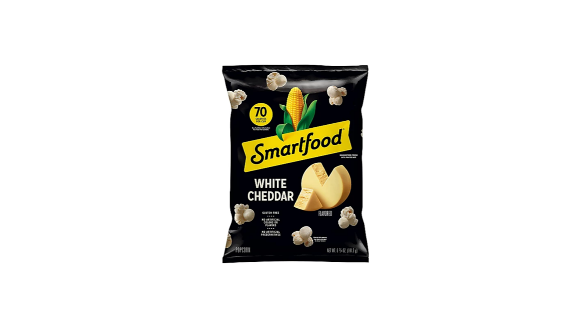 Order SmartFood White Cheddar Popcorn 8 oz food online from Rebel store, Tracy on bringmethat.com