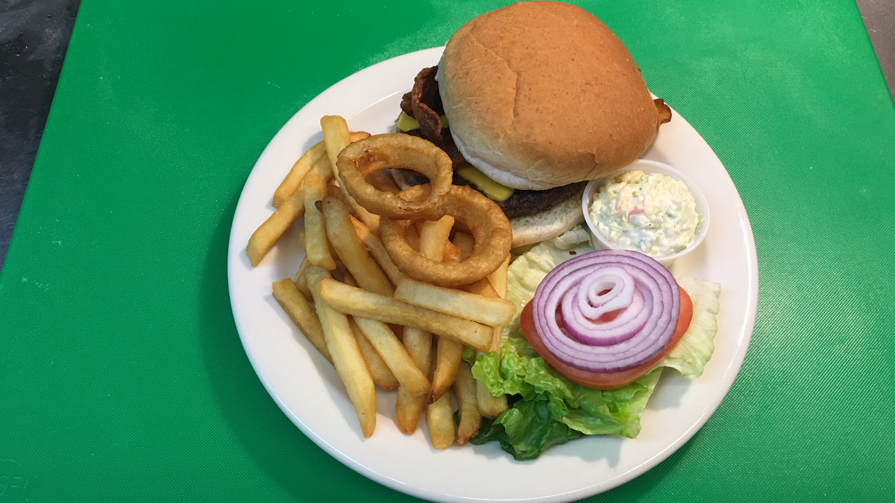 Order Bacon Cheese Burger food online from Irish Coffee Shop store, Yonkers on bringmethat.com