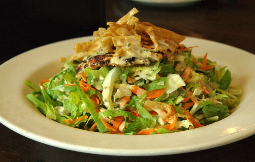 Order Nacho Mama’s Chicken Salad food online from Silver Spur Texas Smokehouse BBQ store, Elm Grove on bringmethat.com