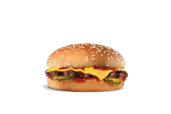 Order Small Cheeseburger food online from Hardees store, Marietta on bringmethat.com