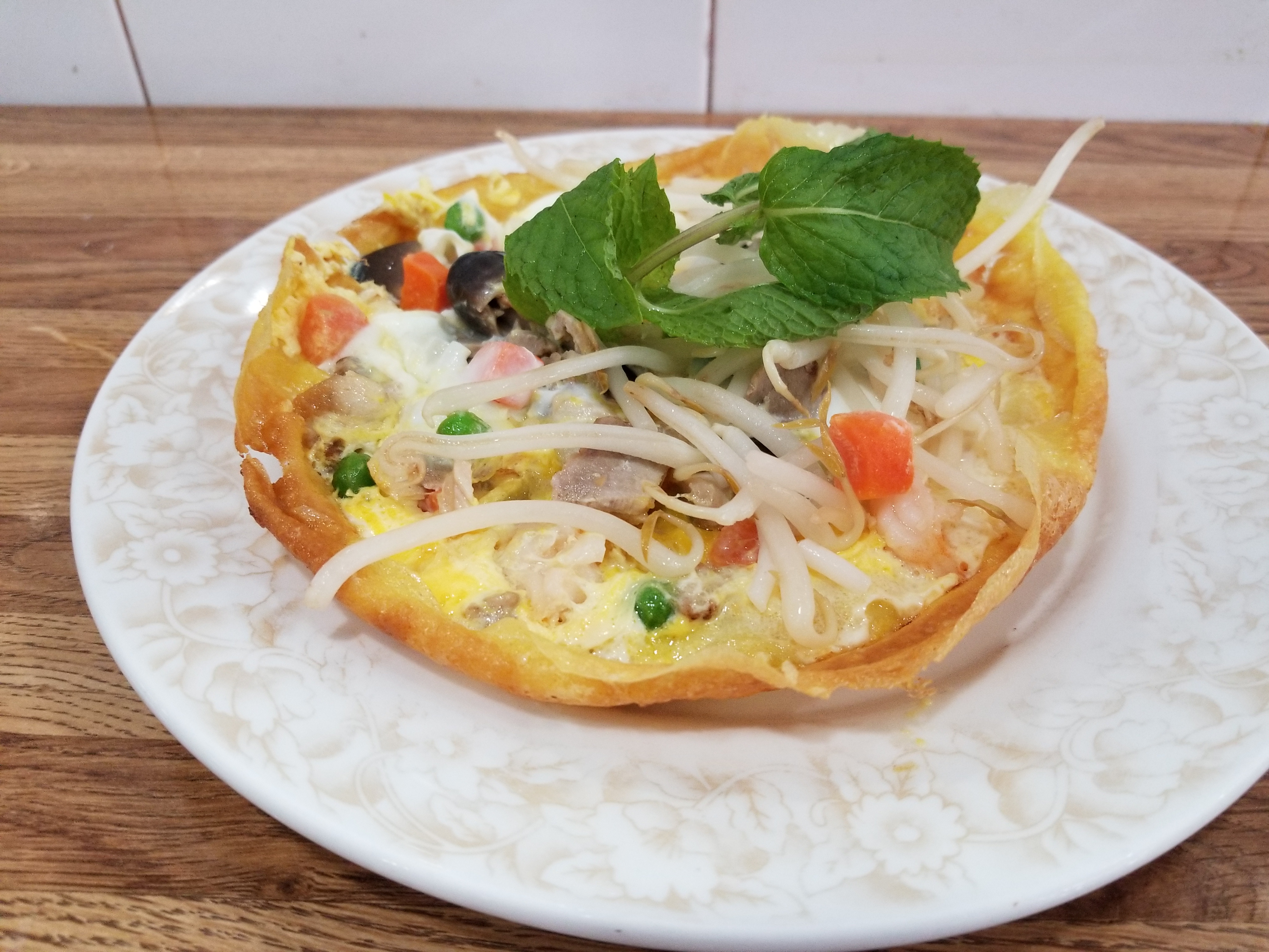 Order 23. Vietnamese Crepe with Pork, Shrimp, Egg and Mushroom food online from Tuyet Mai store, San Francisco on bringmethat.com