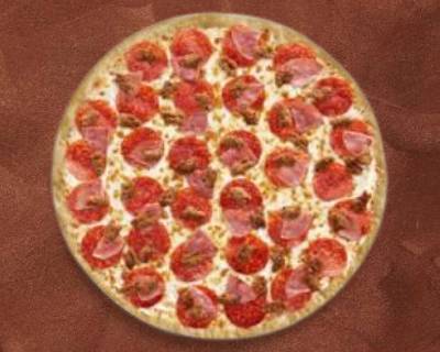 Order Thin Crust Meat Feast 12' food online from Skinny Thin Pizza store, Nashville-Davidson on bringmethat.com
