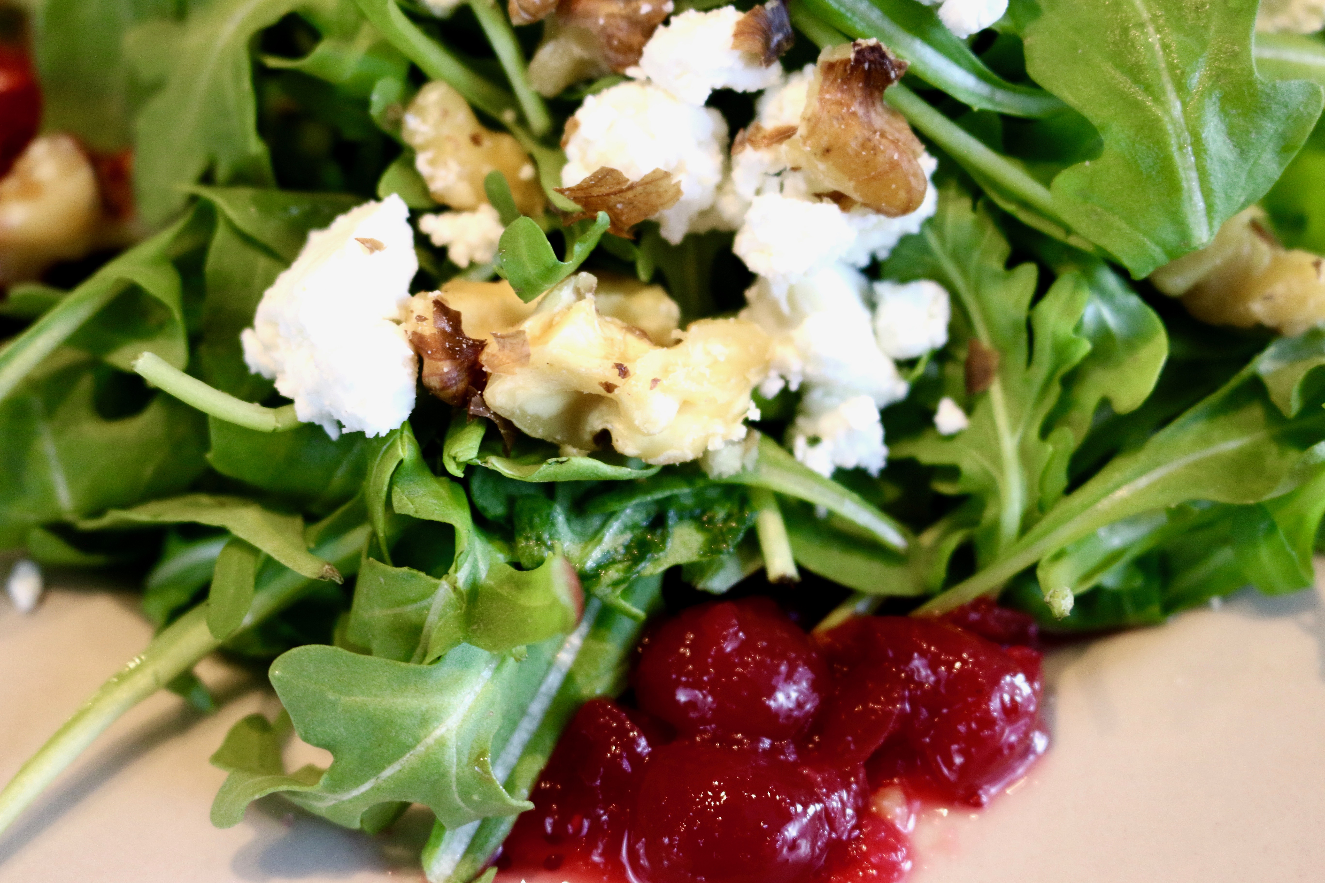 Order Fresh Cranberry and Goat Cheese Salad food online from Rebecca's store, Edgewater on bringmethat.com